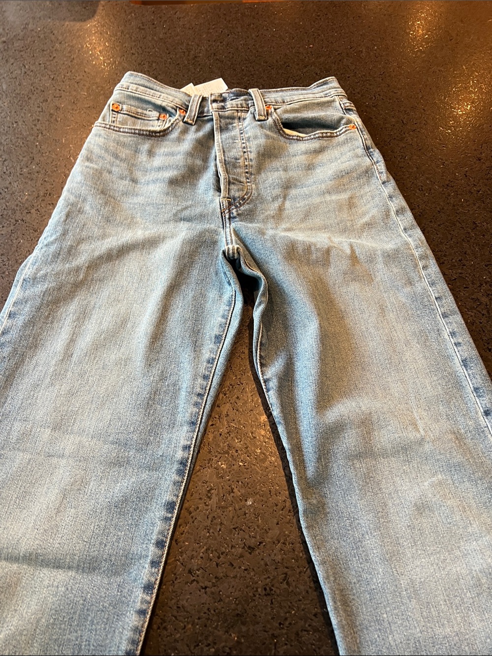 Levi's Light Blue Straight Leg Jeans